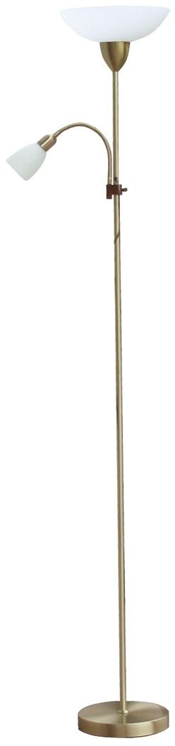 Darmowa Dostawa - Lampa stojąca 2x60 W biała-brązowa Rabalux Diana 4068