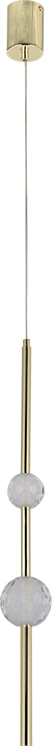 Darmowa Dostawa - Lampa wisząca 1x8 W złota Light Prestige Vaku LP7192PGD