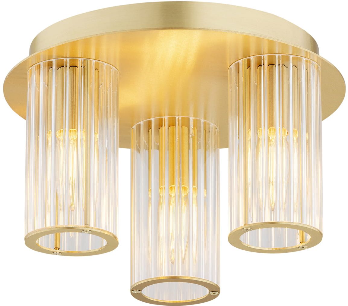 Darmowa Dostawa - Lampa podsufitowa 3x7 W mosiądz Argon Hampton 6304