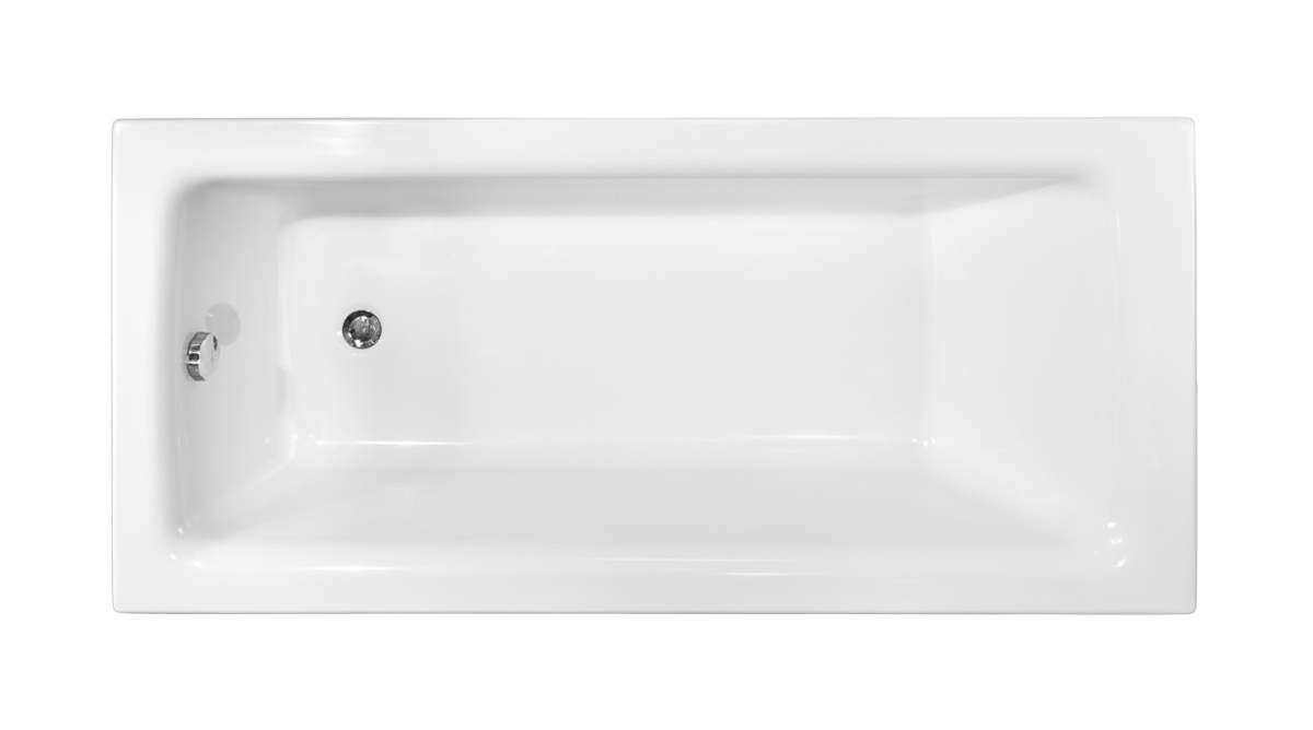 Darmowa Dostawa - Wanna prostokątna 130x70.5 cm biała Besco Talia #WAT130PK