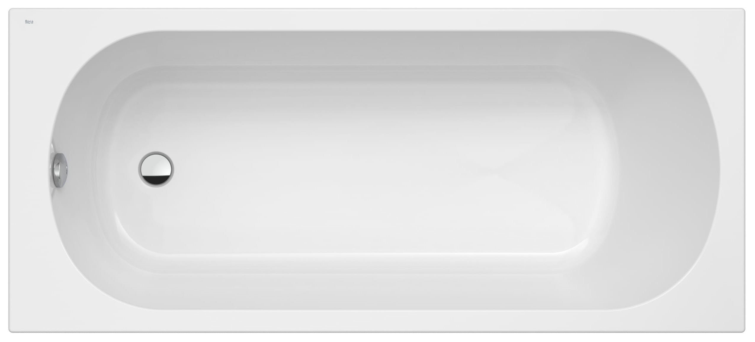 Darmowa Dostawa - Wanna prostokątna 170x75 cm biała Roca Genova-N A248779000