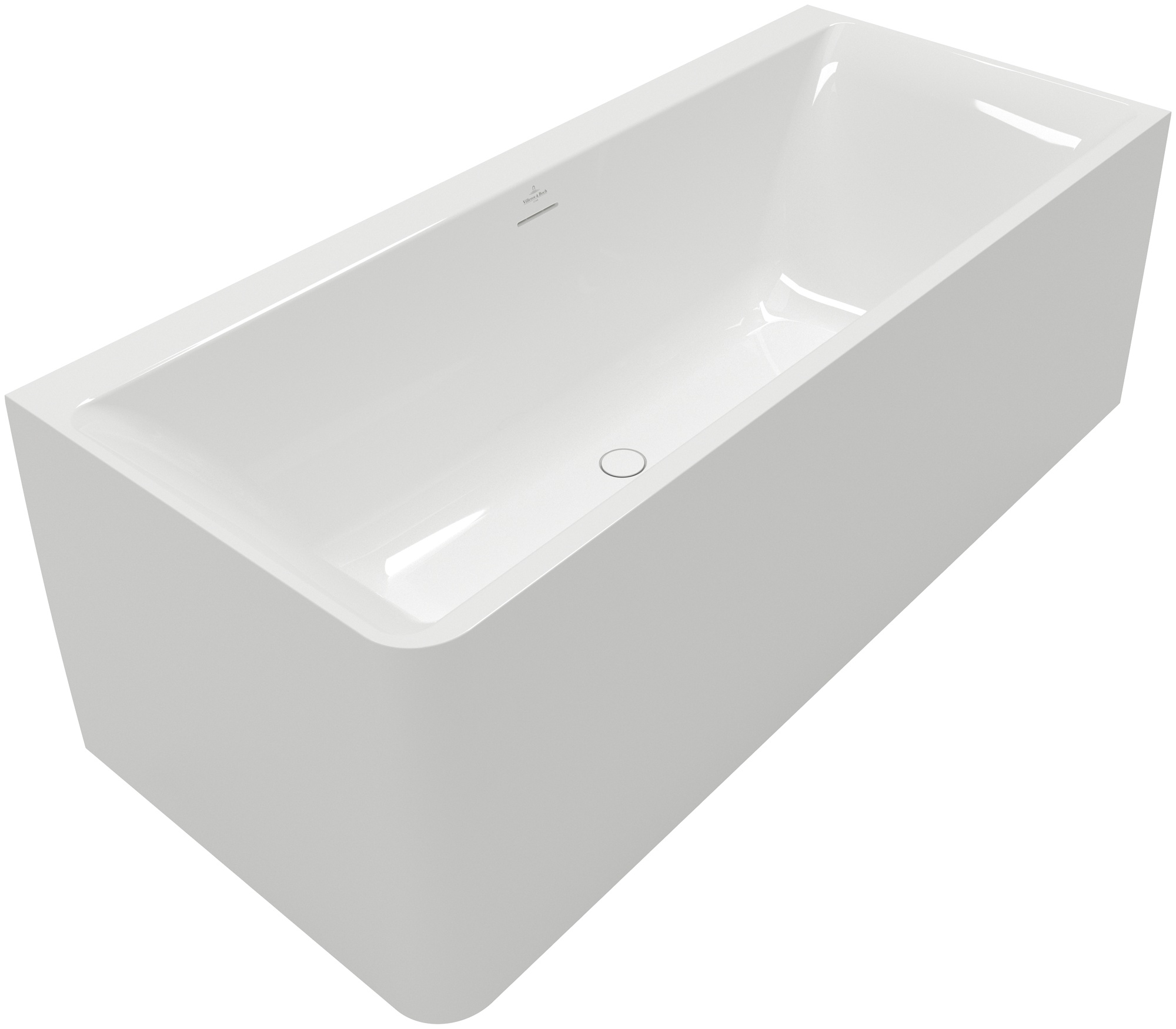 Darmowa Dostawa - Wanna przyścienna 180x80 cm prostokątna biała Villeroy & Boch Subway 3.0 UBQ180SBW9CR00TV01