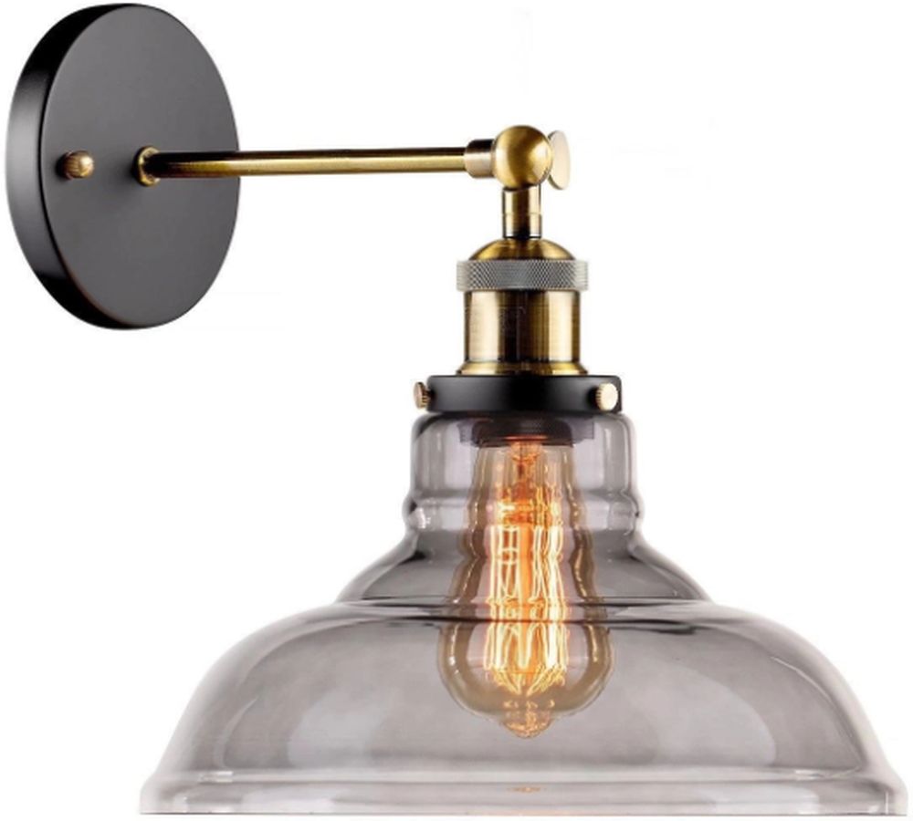Darmowa Dostawa - Kinkiet 1x40 W mosiądz-przydymiony Altavola Design New York Loft LA040Wsmoky