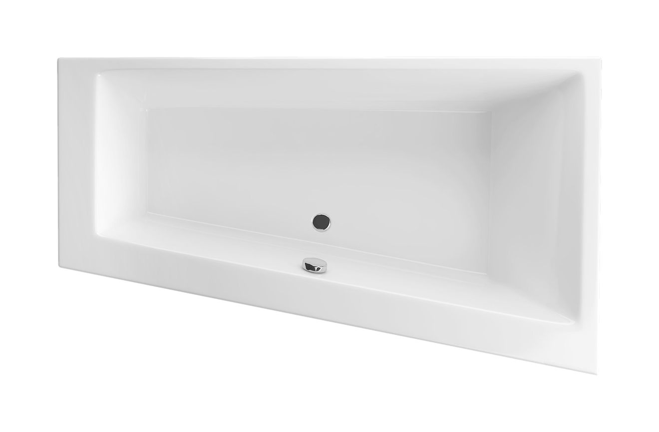 Darmowa Dostawa - Wanna narożna 170x100.5 cm prawa biała Excellent Sfera WAEXSFP17WHS
