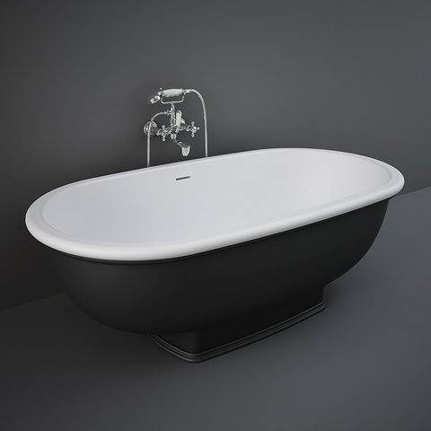 Darmowa Dostawa - Wanna wolnostojąca 156x81 cm Rak Ceramics Washington WTBT15681504