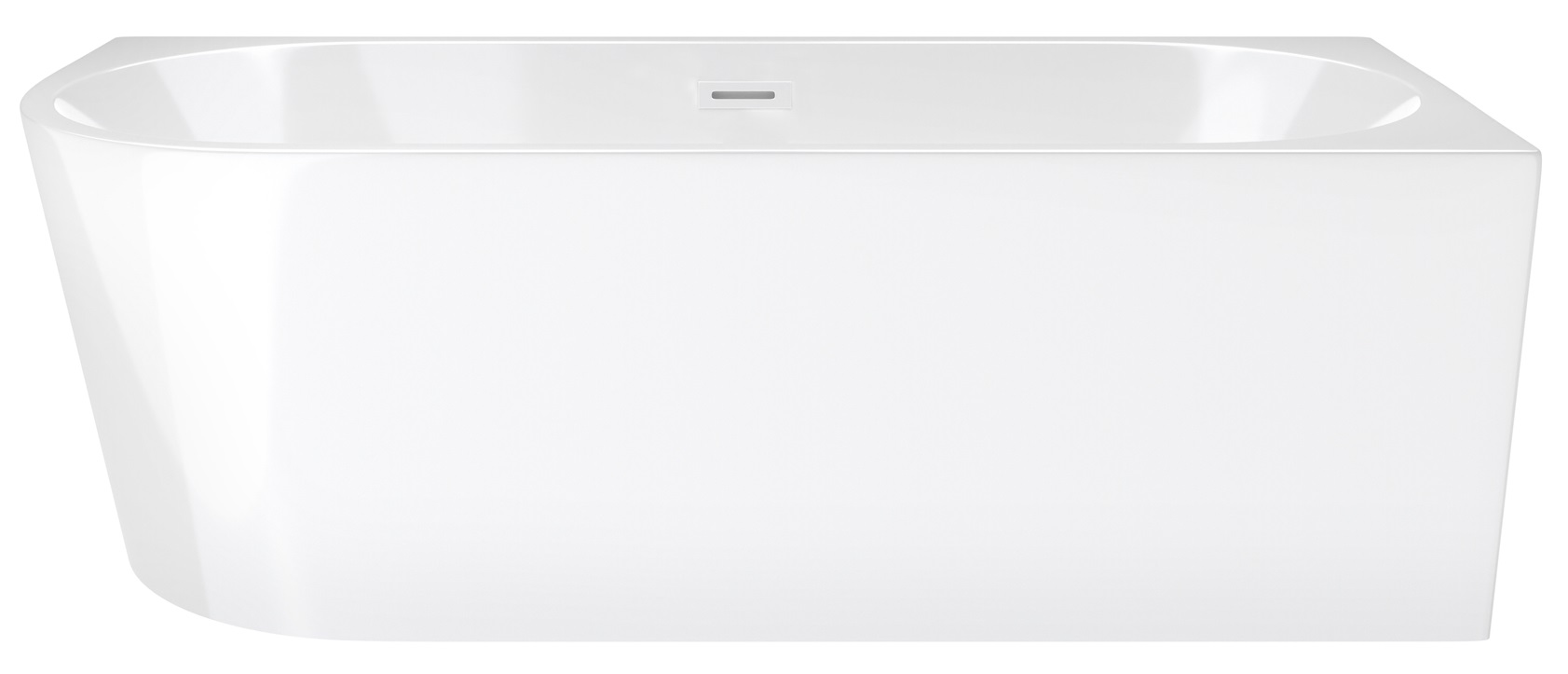 Darmowa Dostawa - Wanna narożna 150x75 cm prostokątna biała Corsan Intero E230MPSWH