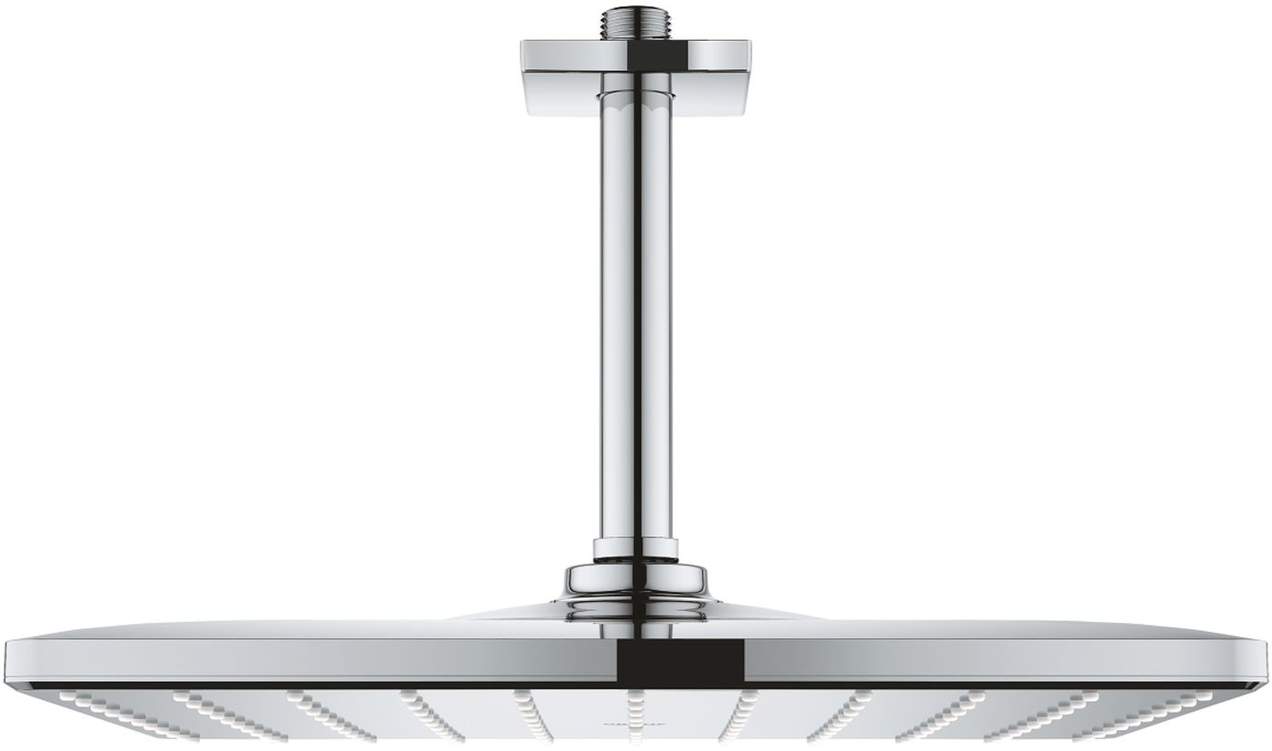 Darmowa Dostawa - Deszczownica z ramieniem 31x31 cm kwadratowa starlight chrome Grohe Rainshower 26566000