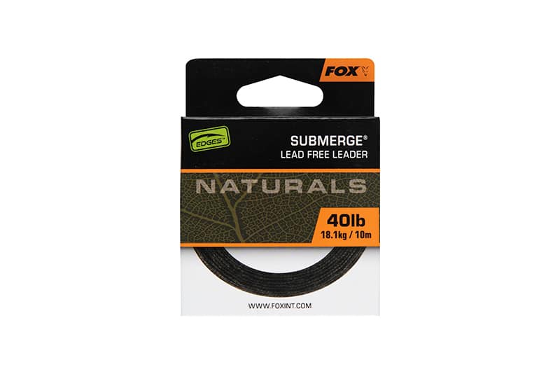 Fox Naturals Submerge Leader 10m 40lb/18.1kg