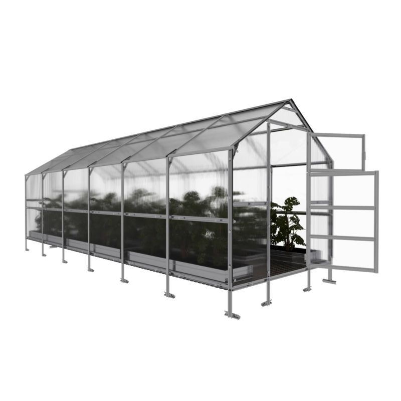 Szklarnia KLASIKA BERNARD 2,35 x 6 m (14,1 m²), 4 mm z powłoką z poliwęglanu 1szt.
