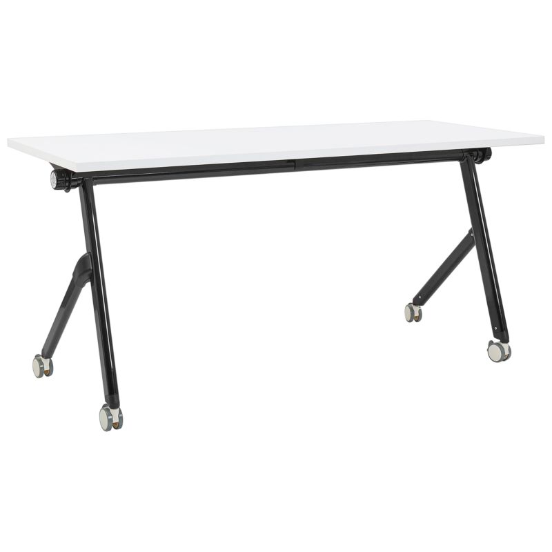 Składane biurko Bendi Biały 160 cm 60 cm z kółkami 1 szt.