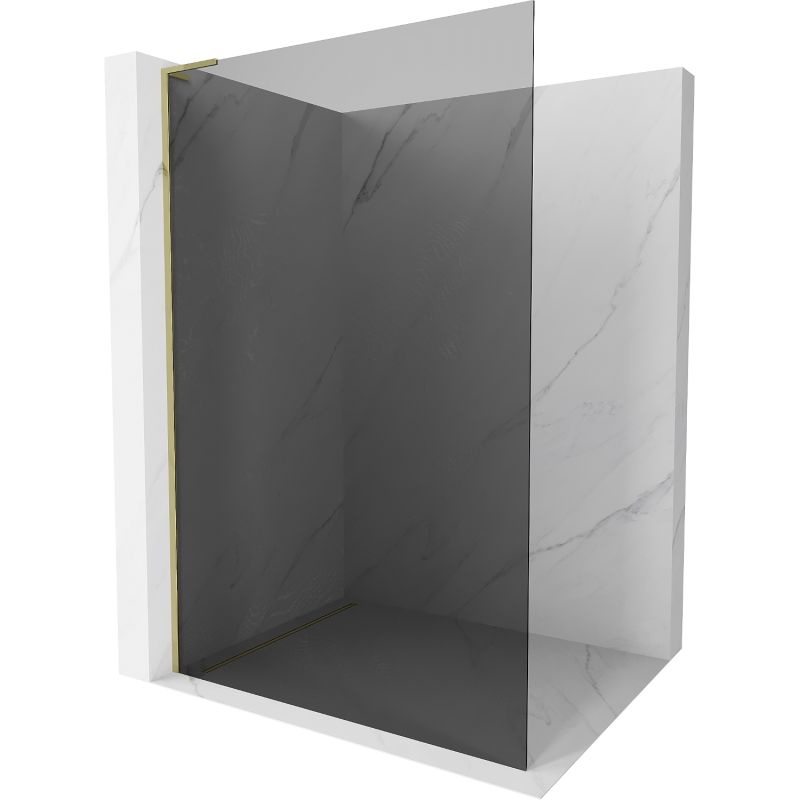 Ścianka prysznicowa walk-in Mexen Kioto L grafit 90x200 cm 800-090-103-50-40 1 szt.