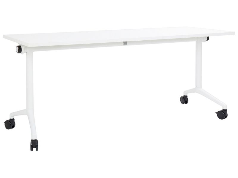Składane biurko Z kółkami Biały Cavi 180 x 60 cm 1 szt.