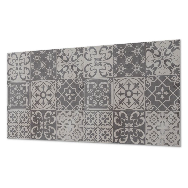 Ścienny Panel PCV Samoprzylepny ArtPrintCave 120x60 cm Wzory kafli w układzie 3x3 1 szt.