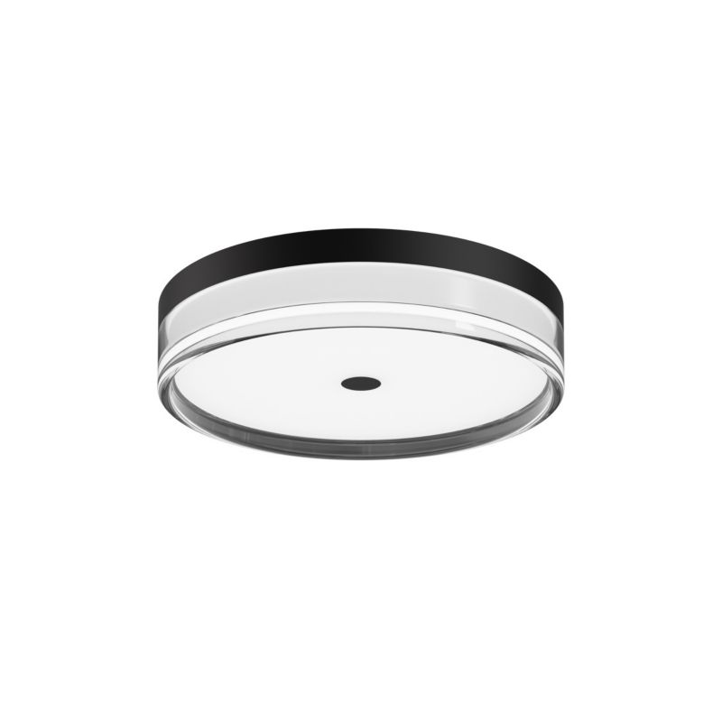 Plafon Italux MOLINO czarny okrągły LED 24W 2640lm Odcienie bieli IP40 -1 szt.