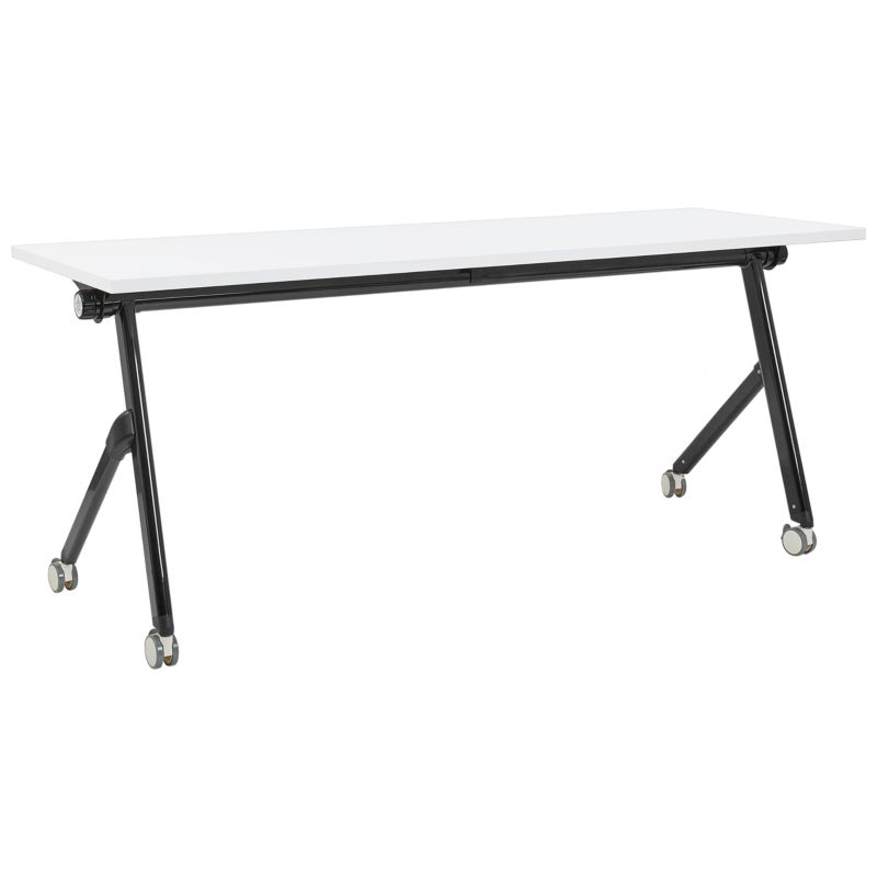 Składane biurko Bendi Biały 180 cm 60 cm z kółkami 1 szt.
