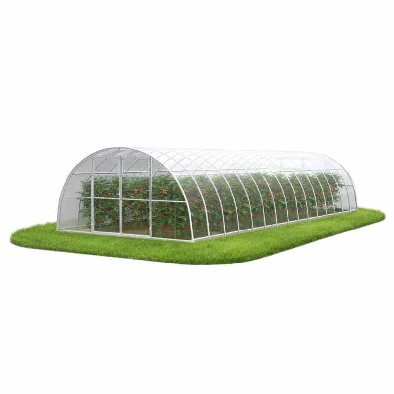 Szklarnia z poliwęglanu 40m² e-szklarnia.pl, 400x1000x213 cm, poliwęglan 5 mm, profile 20x40 mm - 1 szt