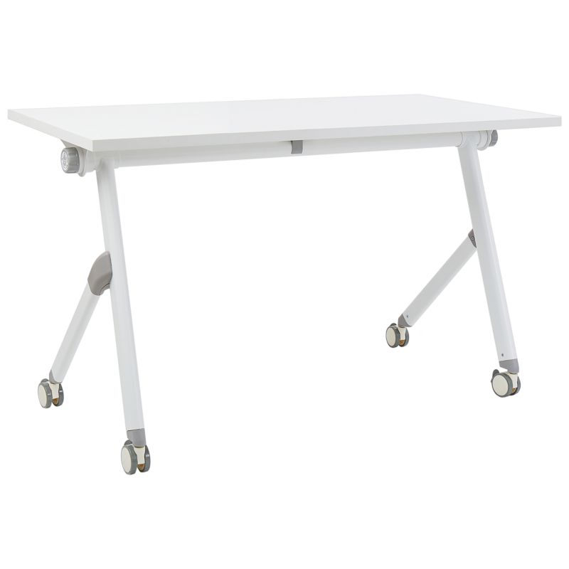 Składane biurko Bendi Biały 120 cm 60 cm z kółkami 1 szt.