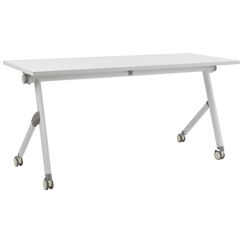 Składane biurko Bendi Biały 160 cm 60 cm z kółkami 1 szt.