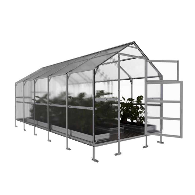 Szklarnia KLASIKA BERNARD 2,35 x 5 m (11,75 m²), 6 mm z powłoką z poliwęglanu 1szt.