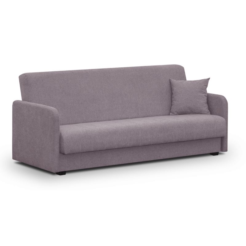 Wersalka Mebel Elite Rozkładana Sofa Kanapa z Funkcją Spania Dwuosobowa Beż PORTO 1 szt.