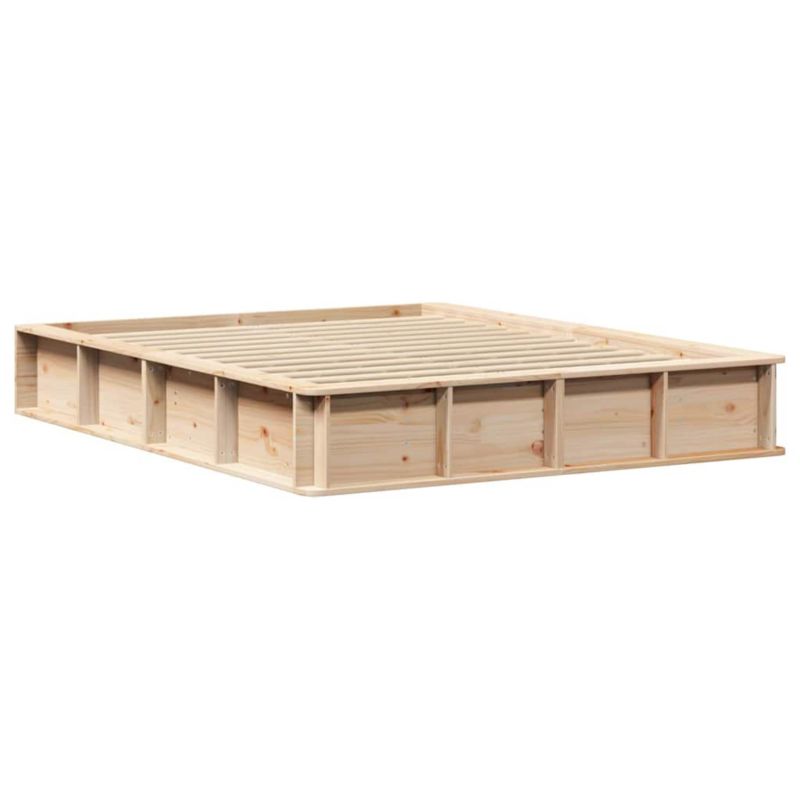 Rama łóżka WaszeMeble 160x200 cm Brązowy sosna WM-3385709 1 szt.