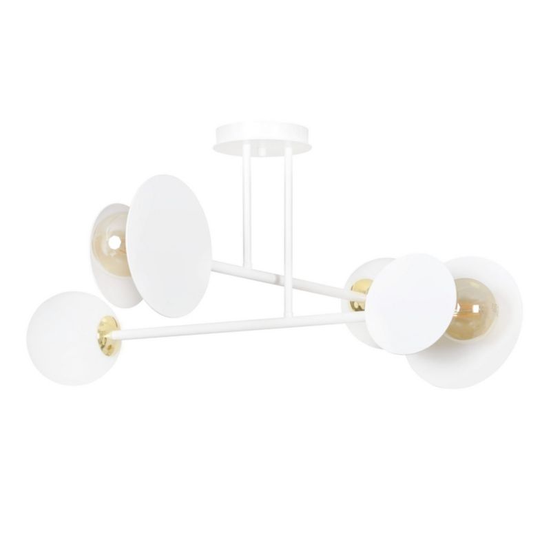 Lampa sufitowa Emibig Minerva biała wym: 40 x 80 cm 4xE27 x 15W 1 szt.