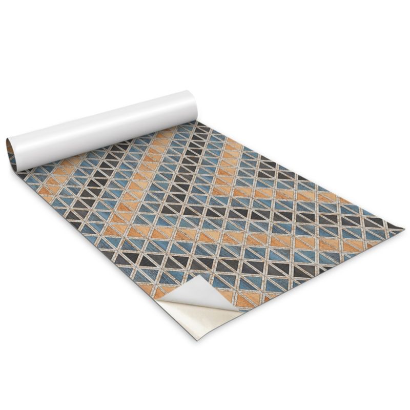 Folia Samoprzylepna Do Mebli Wallfluent 100x50 cm Wzór Chevron Matowa Okleina Dekoracyjna 1 rol.