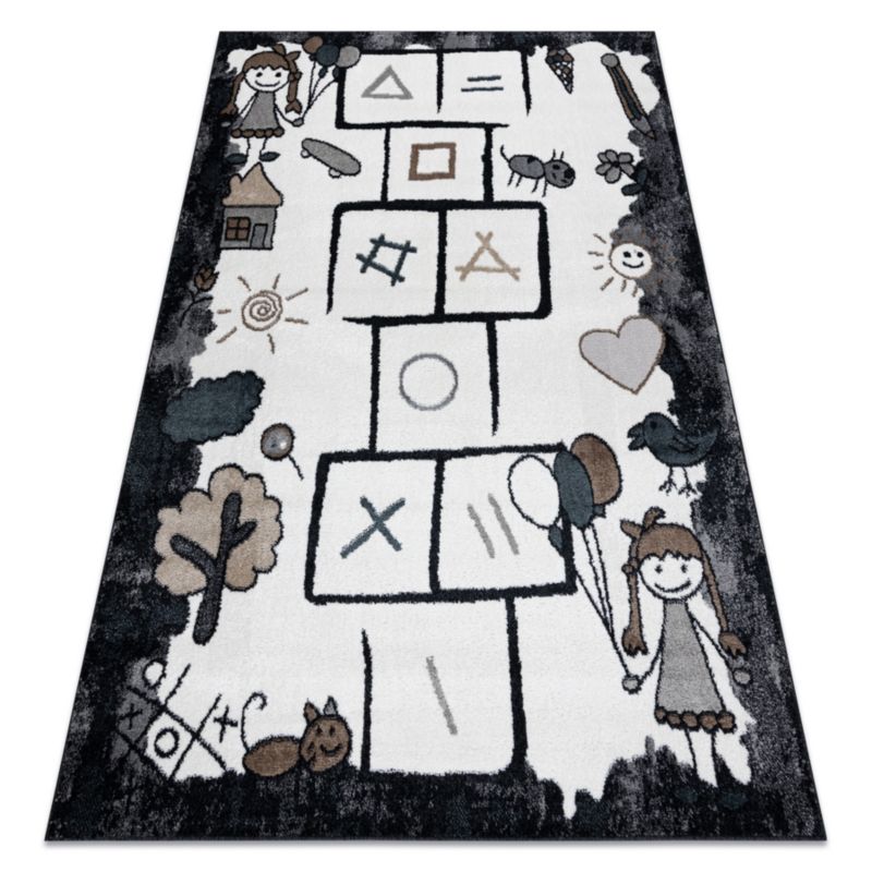 Dywan dla dzieci Fun RugsX 160x220 cm czarny O252 1 szt.