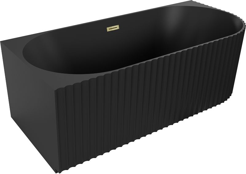 Wanna wolnostojąca Mexen Gia czarna 150x75 cm 52701507571L-501 szt.