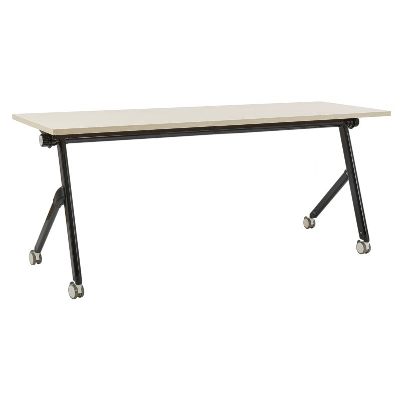 Składane biurko Bendi Jasnobrązowy 180 cm 60 cm z kółkami 1 szt.