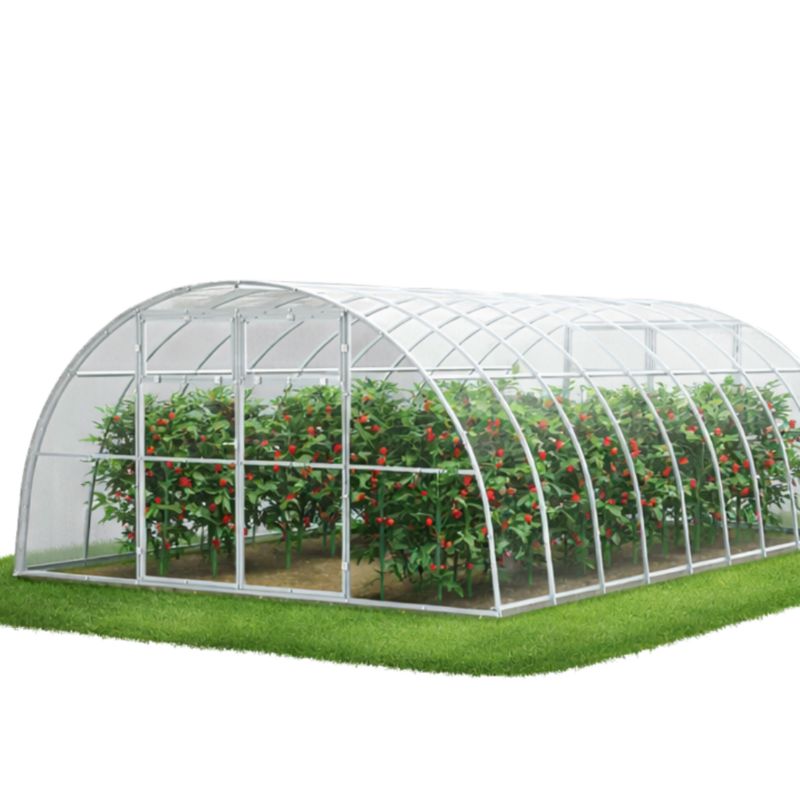 Szklarnia z poliwęglanu 24m² e-szklarnia.pl, 400x600x213 cm, poliwęglan 5 mm, profile 20x40 mm - 1 szt