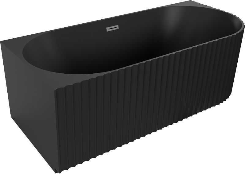 Wanna prostokątna Mexen Gia czarna 150 x 75 cm 52701507571L-661 szt.