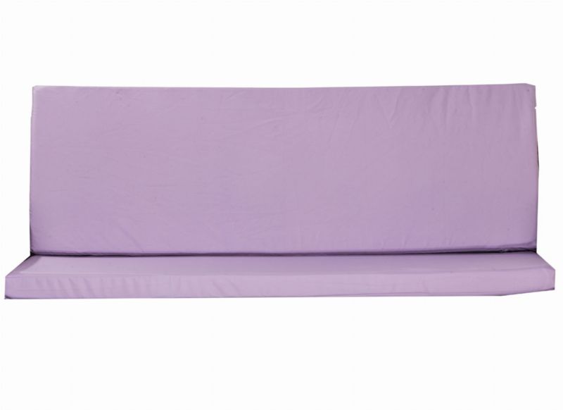 Poduszka ogrodowa na huśtawkę 3-osobową, Setgarden, 120x60x50cm, fioletowa poduszka ogrdowa na ławkę zdejmowany pokrowiec, 1szt