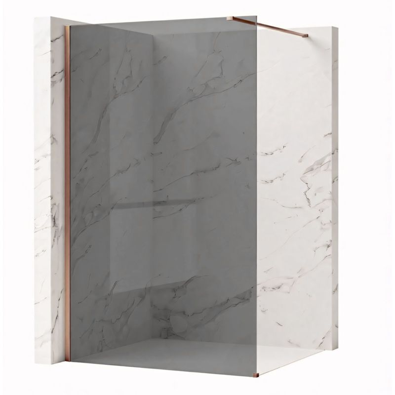 Ścianka Prysznicowa Rea Flexi Grey 120 Miedź Szczotkowana 120x195cm 1szt