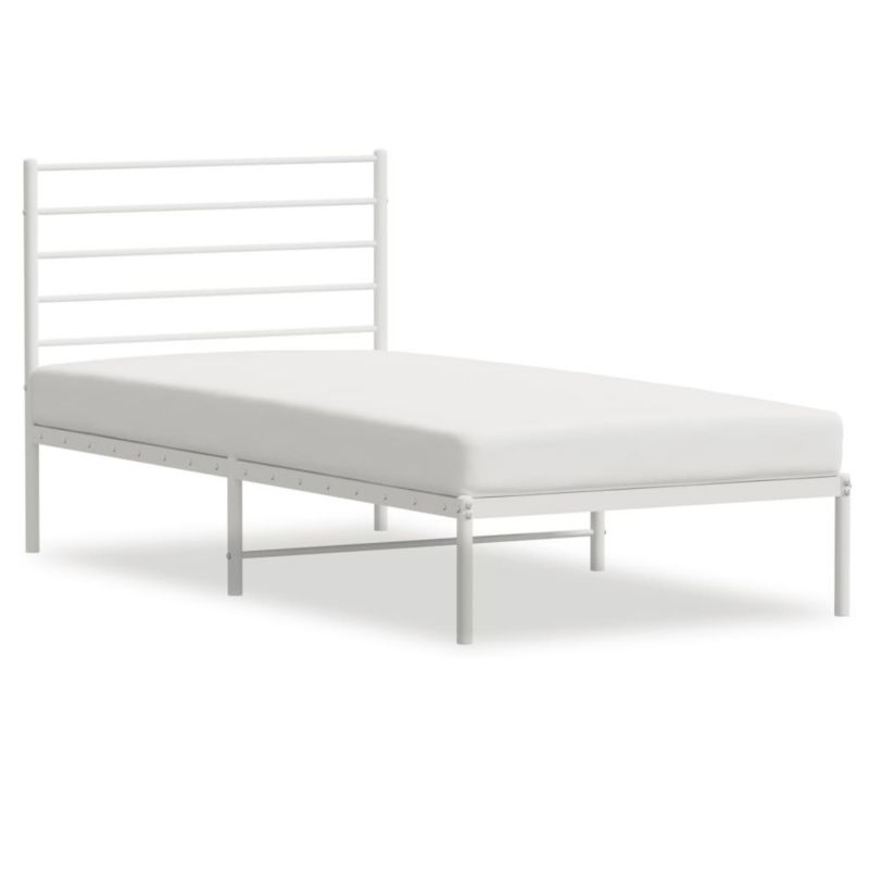 Łóżko metalowe WaszeMeble 75x190 cm białe WM-352358 1 szt.