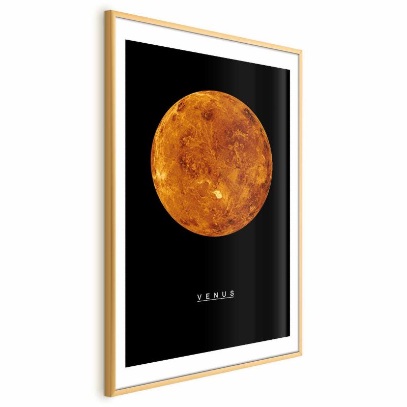 Plakat Artgeist Wenus 21x30 cm z ramą złotą z marginesem 1 szt