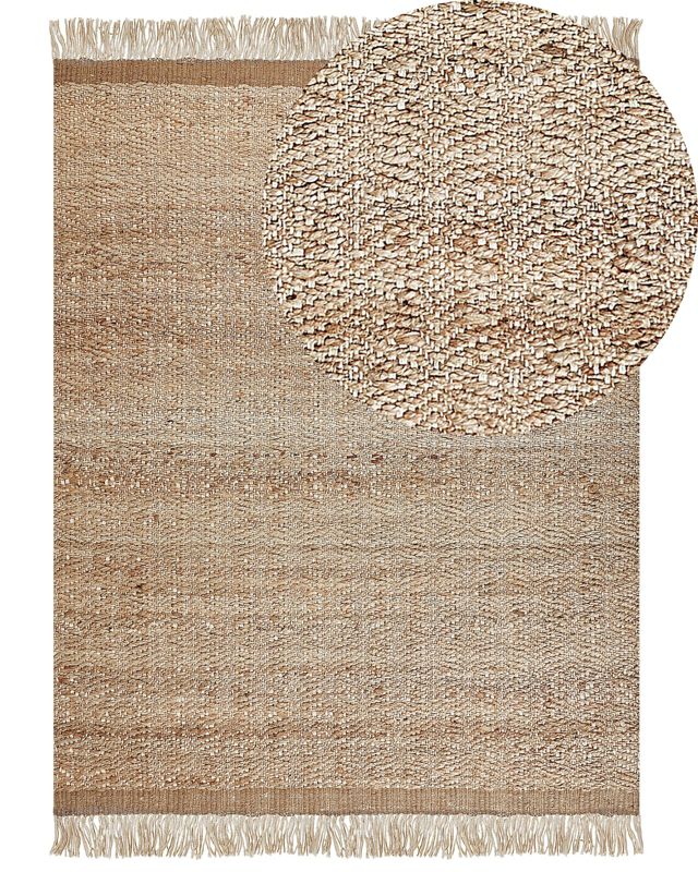Dywan Abana Beżowy 160 x 230 cm Juta 1 szt.
