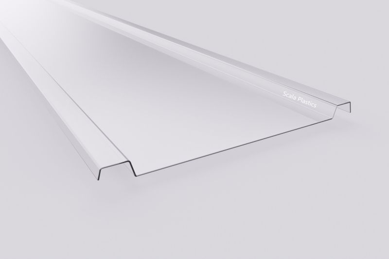 Płyta poliwęglanowa Ez-Glaze lita 3mm 688x3000mm grafit 1 szt.