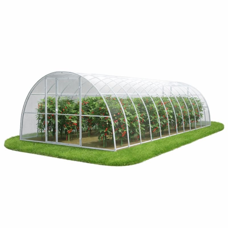 Szklarnia z poliwęglanu 28m² e-szklarnia.pl, 350x800x204 cm, poliwęglan 6 mm, profile 40x20 mm - 1 szt