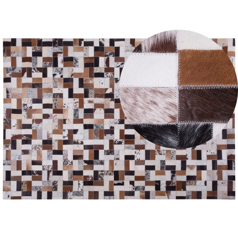 Dywan Cesme Kolorowy 160 x 230 cm Skóra naturalna 1 szt.