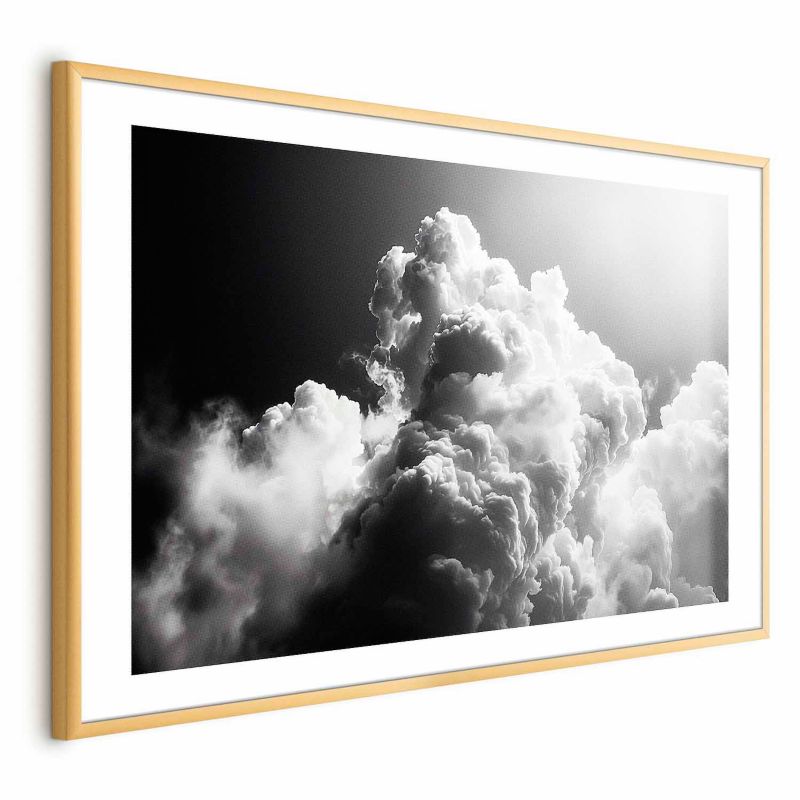 Plakat Artgeist Chmury marzeń 30x21 cm z ramą złotą 1 szt