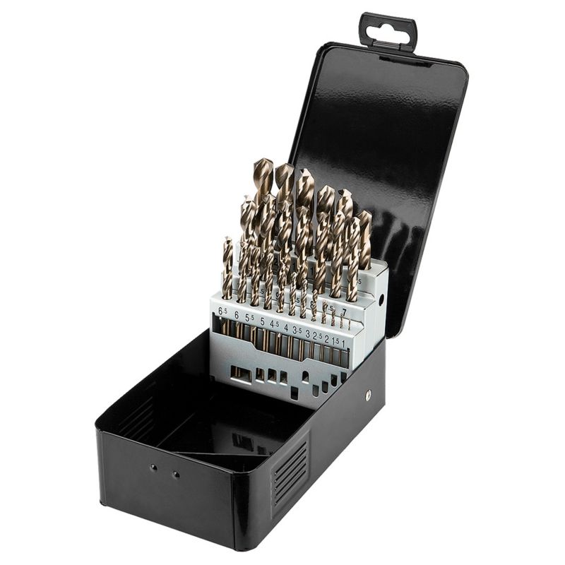 Wiertła do metalu NEO TOOLS HSS-Co 1.0-13.0 mm, zestaw 25 szt. 1 kpl