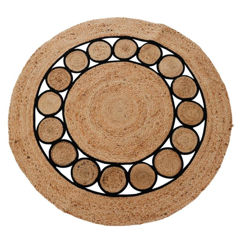 Dywan H&S Decoration jutowy okrągły 120 cm 1 szt.