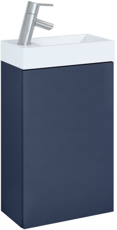 Szafka łazienkowa z umywalką Elita Young Basic 40,2 cm navy blue mat "push to open" 1 szt.