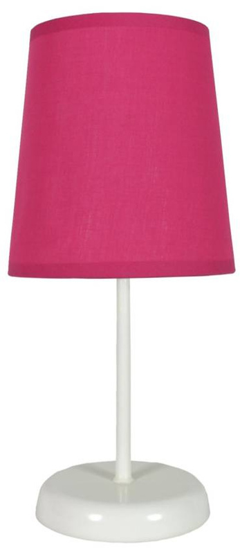 Różowa lampka stołowa nocna do sypialni Gala 14 cm E14