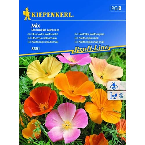 1 szt, Kalifornischer Mohn Mix - Samen: Ilość w opakowaniu: 1 Stück