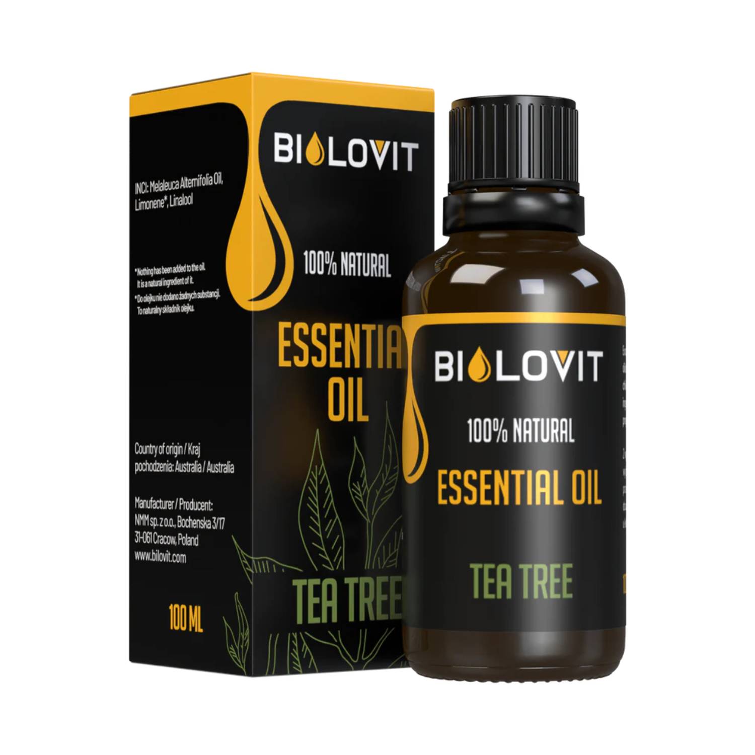 Bilovit - olejek eteryczny, tea tree, 100 ml