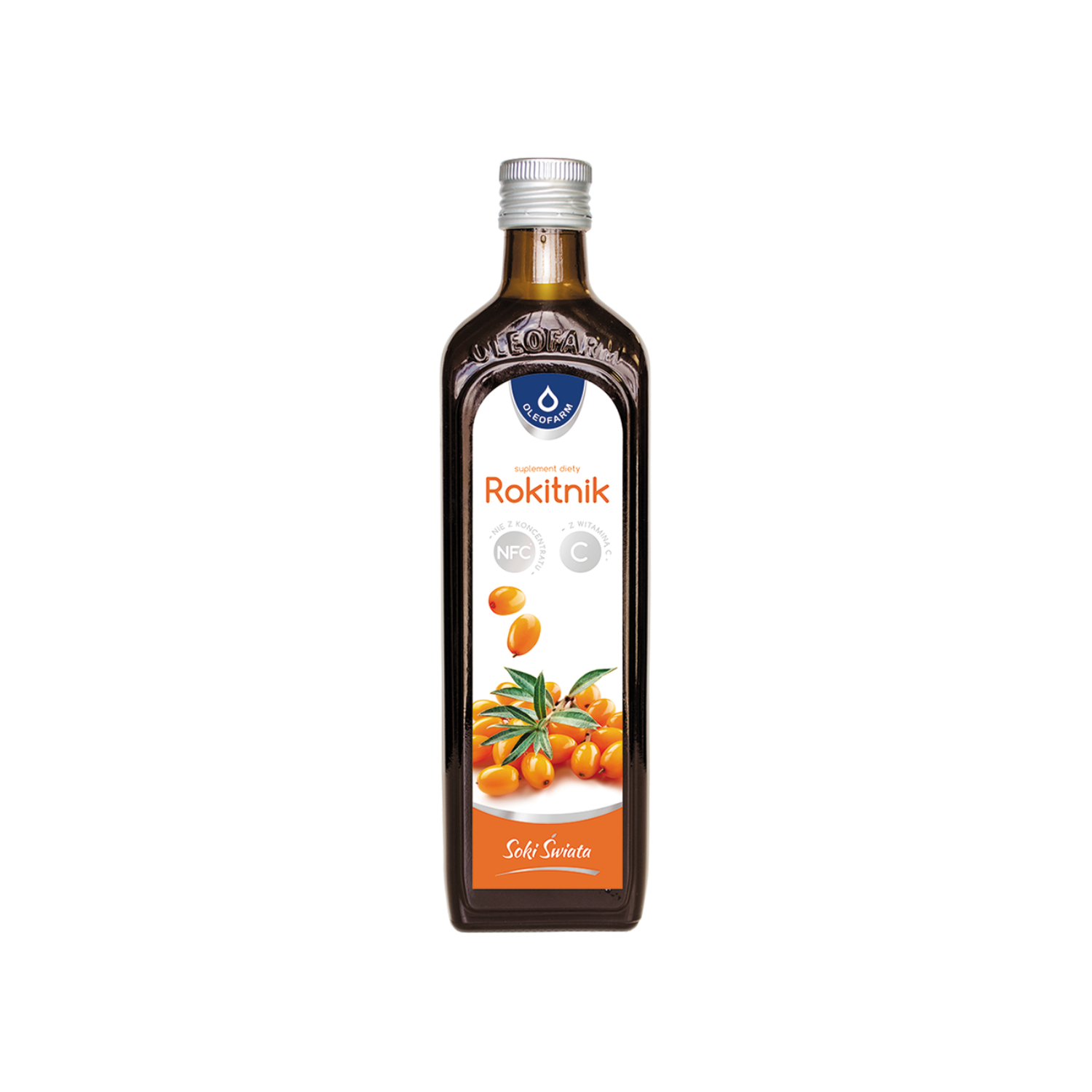Oleofarm - sok z rokitnika z witaminą c, 490 ml