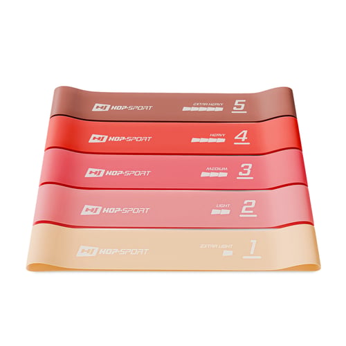 Fitnessbänder 600x50mm rot