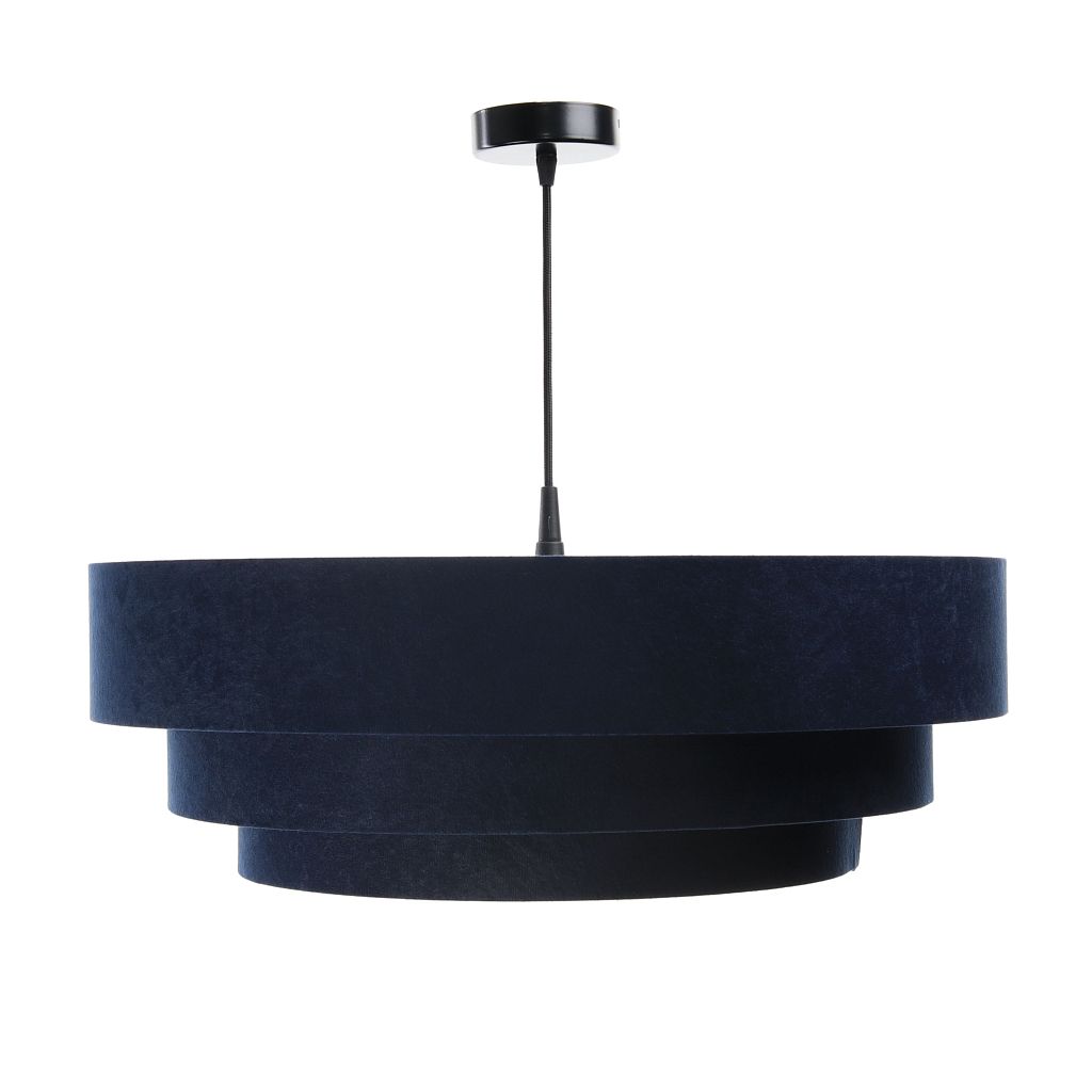 BPS Koncept Triniti lampa wisząca 1x60 W złota-granatowa 050-044-60